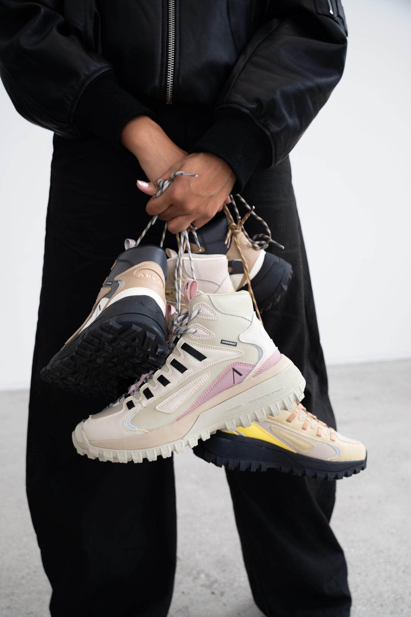 ARKK Essential Line Apaze Hightop Leather HL T-S19 | Eucalyptus Oyster Gray | Women Apaze Hightop